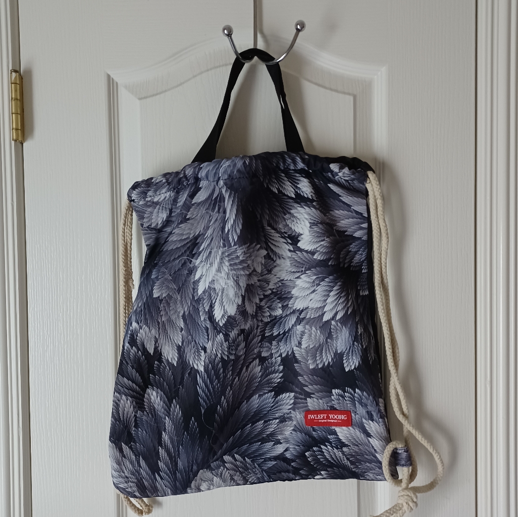 Drawstring Floral Backpack